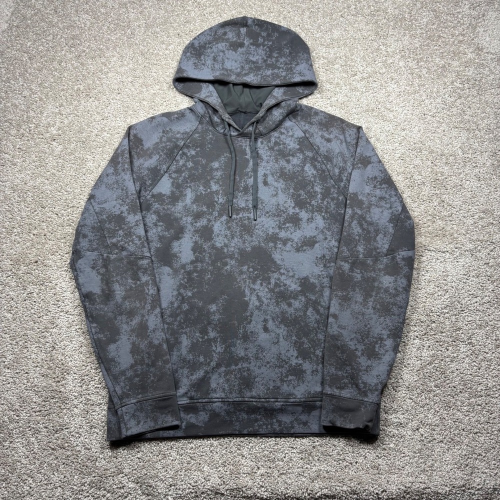 Lululemon City Sweat Pullover Hoodie Graphite Grey French Terry Mens Size M